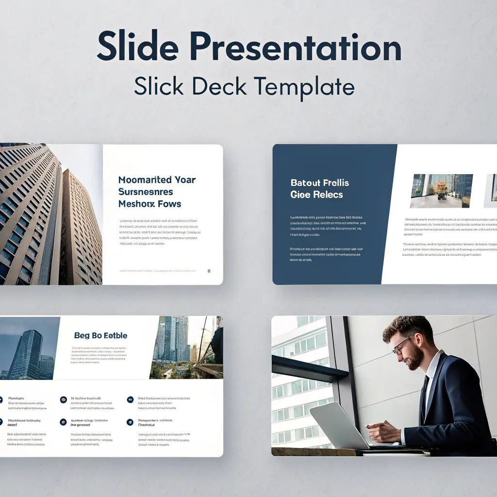 Customizable Business Presentation Templates
